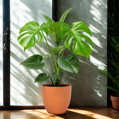 Monstera Swiss Cheese in upjau