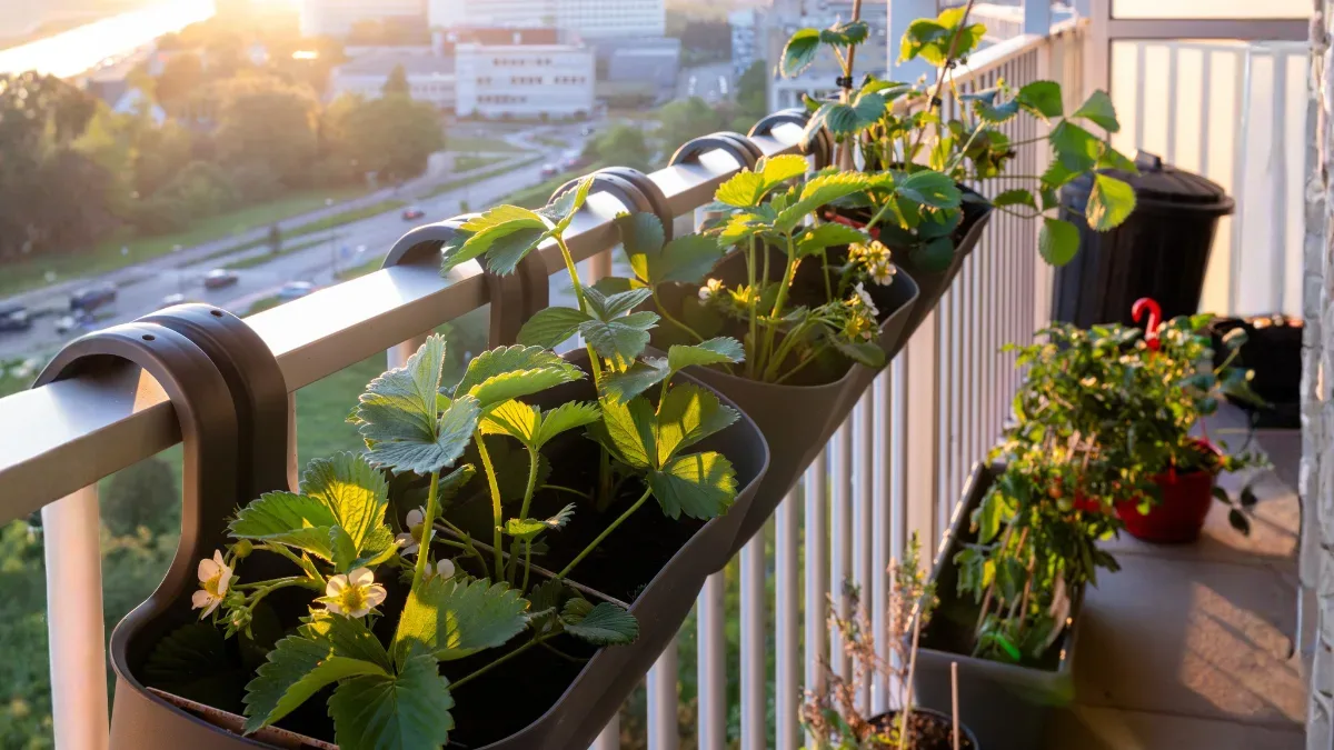 Gurgaon Apartment Balconies Compact Plants for High-Rise Living