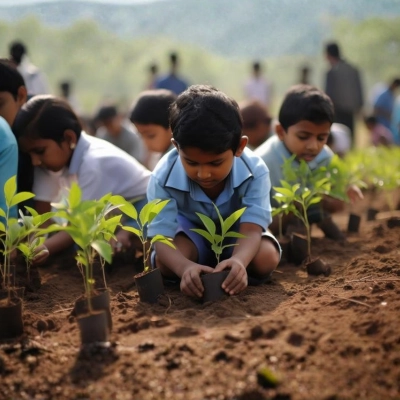 Plantation drives and World Environment Day events